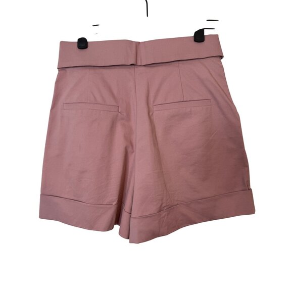 2/$30 ZARA XS Pink/Mauve High-Waisted Shorts Belted Waist & Pockets - Picture 10 of 15